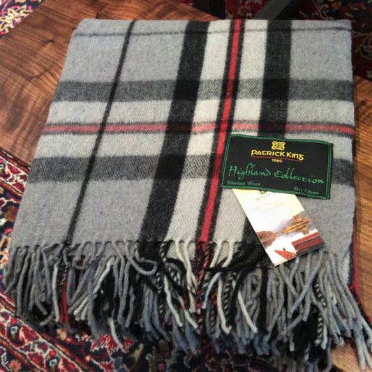 Tartan Blanket - Merino Wool - from Cedar Lake Canada (Patrick King Woollen Company)