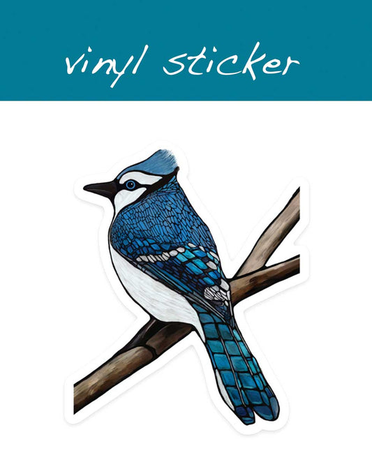 Vinyl Sticker - Blue Jay