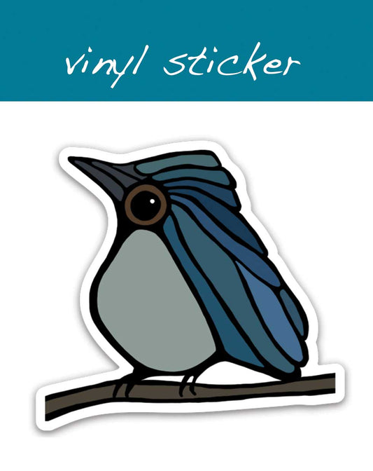 Vinyl Sticker - Blue Warbler