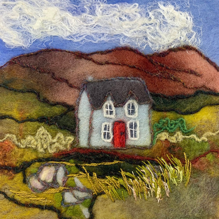 Felted Wool Landscapes (framed) - from Cedar Lake (Jennifer Budd)