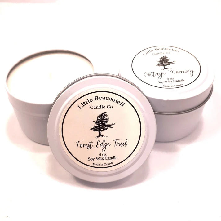 100% Soy Wax Candles - 4 oz & 8 oz - from Cedar Lake (Little Beausoleil Candle Co.)