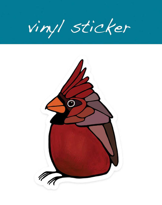 Vinyl Sticker - Cardinal