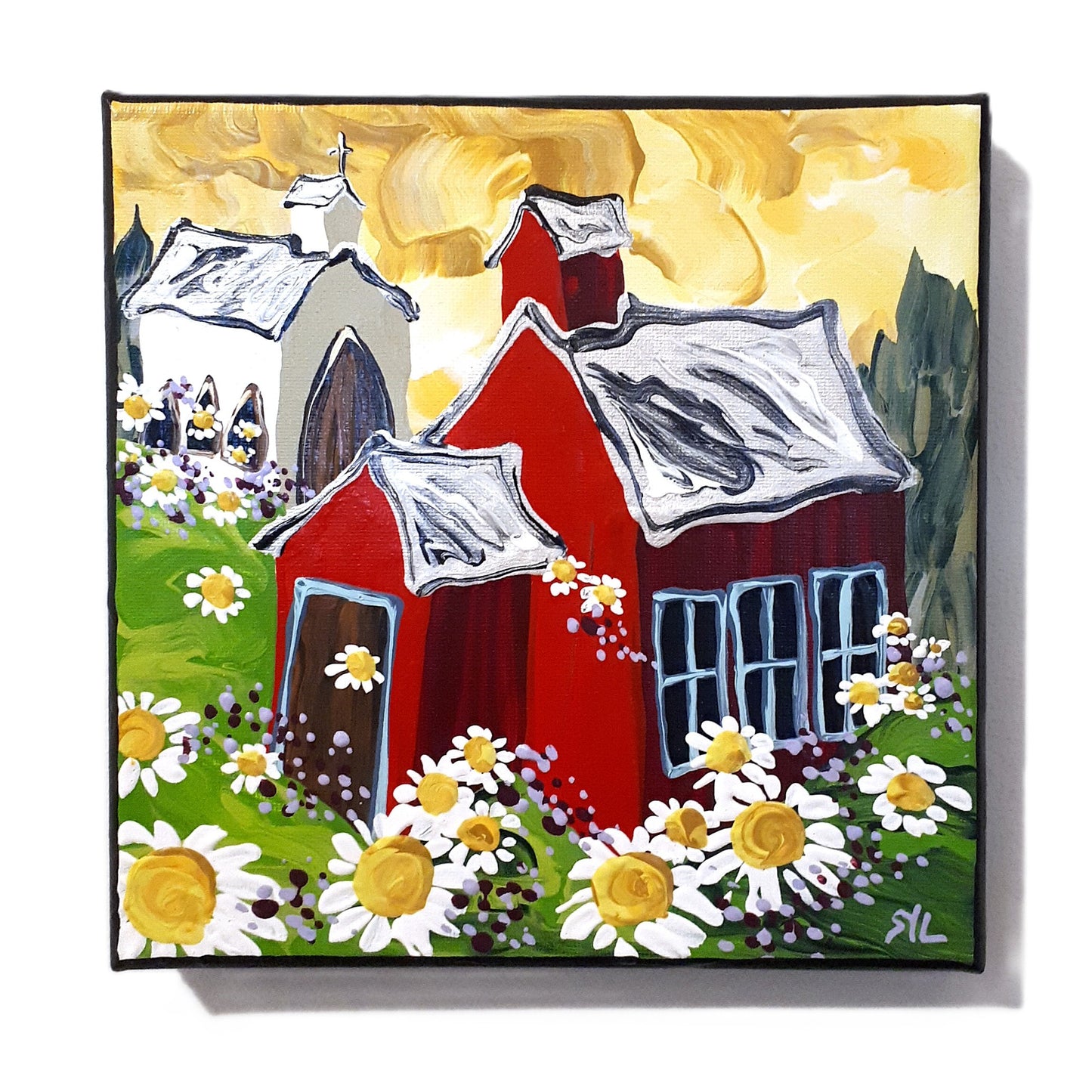 Sylvia Grantins - Acrylic on Canvas Paintings - from Cedar Lake