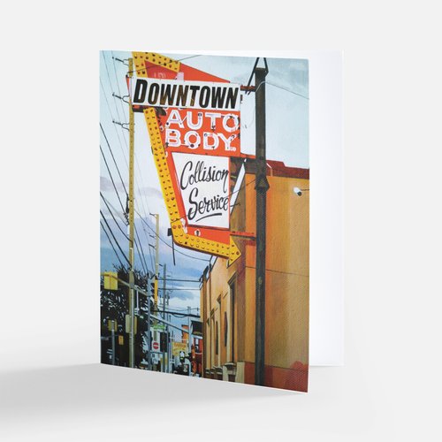 Greeting Card - Downtown Auto Body (Cannon St. #2) - Jen Robins