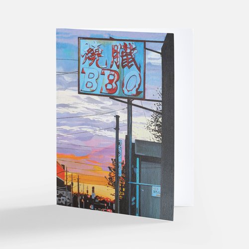 Greeting Card - Supreme Chinese BBQ (Cannon St. #1) - Jen Robins
