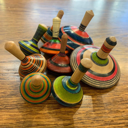 Hand Painted Spinning Tops 3