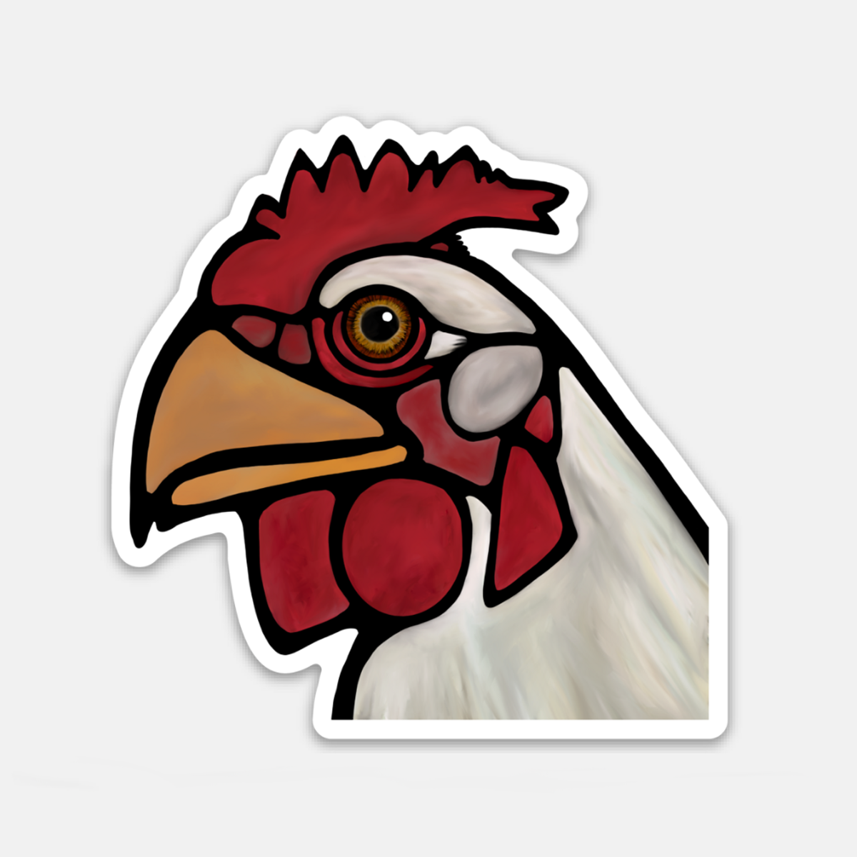 Vinyl Sticker - Henrietta Chicken - Unperfekt-Studios