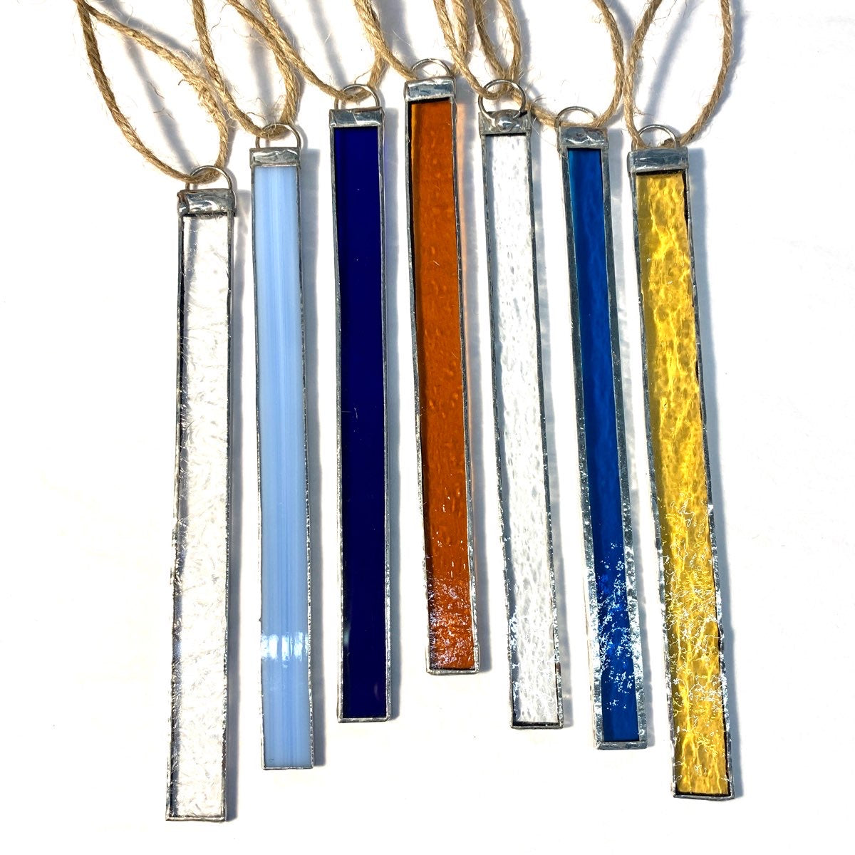 Stained Glass Icicle Ornament - 6”