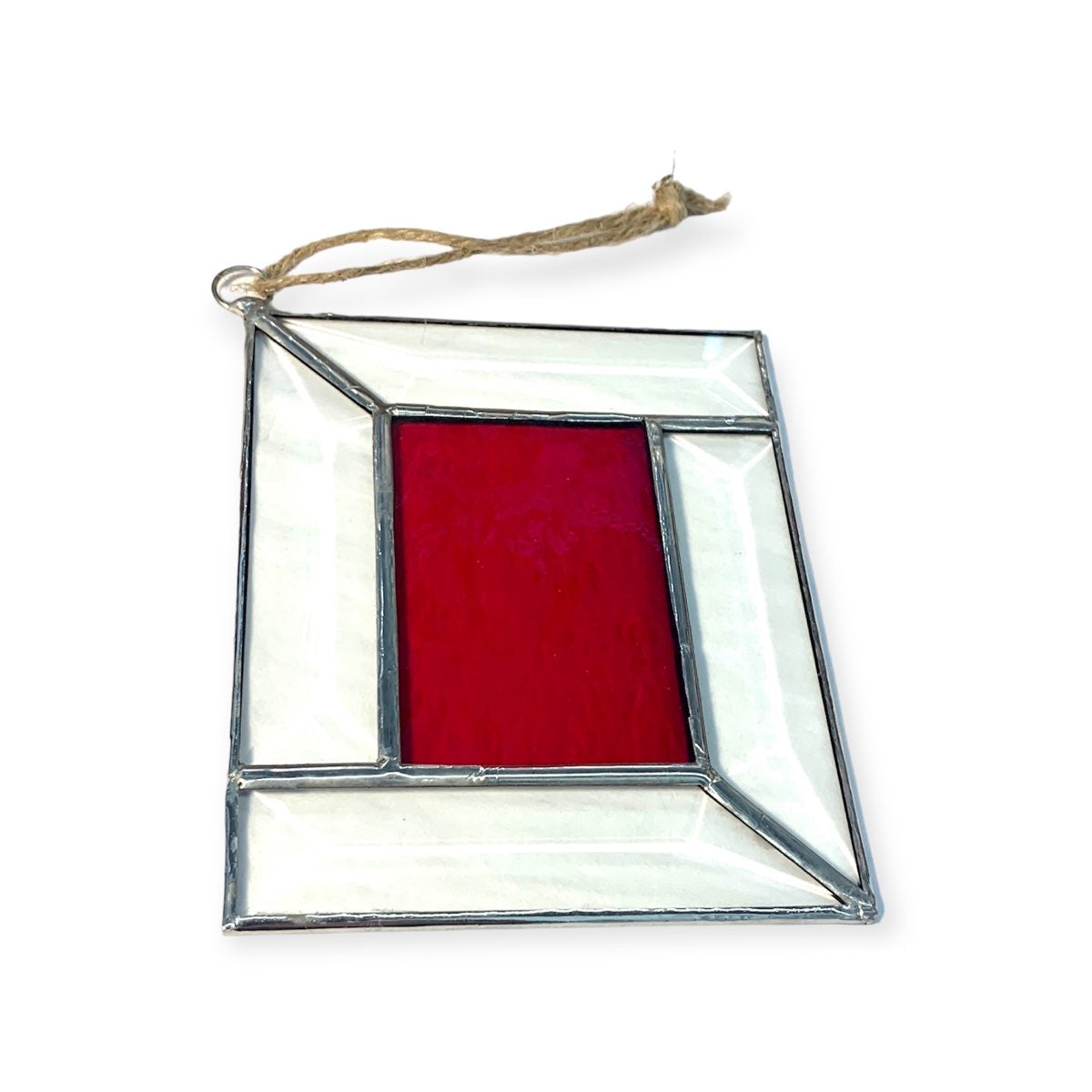 Stained Glass Bevel Box Suncatcher - 4” x 5”
