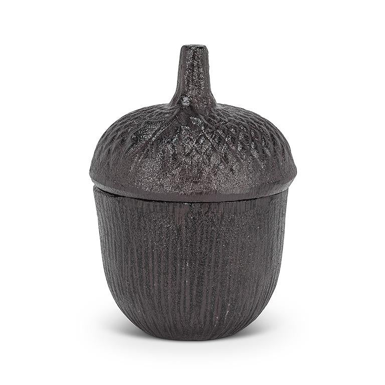 Cast Iron Acorn Lidded Box - Unperfekt-Studios