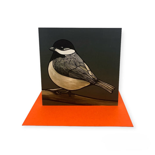 Easel Art Pocket Card - Chickadee