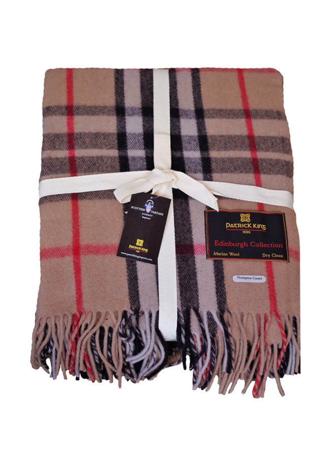 Tartan Blanket - Merino Wool - from Cedar Lake Canada (Patrick King Woollen Company)