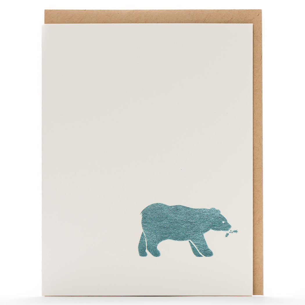 Folder Set of Animal Tracks Cards (set of 6) - Porchlight Press Letterpress from Cedar Lake (Porchlight Press)