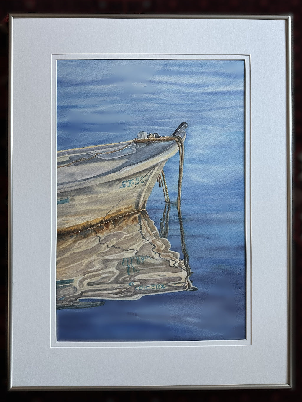 Framed Original Painting - REFLECTIONS OF LIFE - from Cedar Lake (Tiina Price)