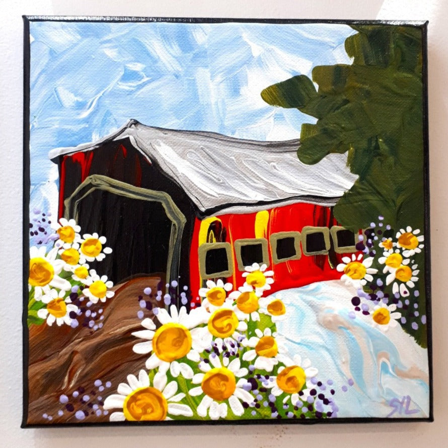 Sylvia Grantins - Acrylic on Canvas Paintings - from Cedar Lake