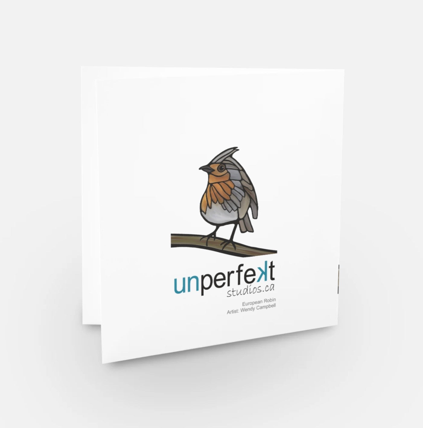 Greeting Card - European Robin