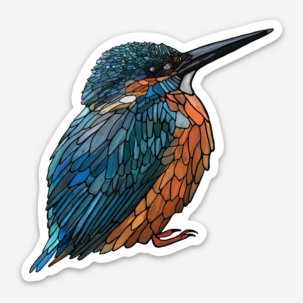 Fridge Magnet - Kingfisher - Unperfekt-Studios