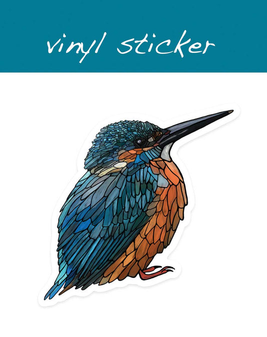 Vinyl Sticker - Kingfisher