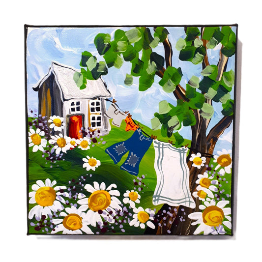 Sylvia Grantins - Acrylic on Canvas Paintings - from Cedar Lake