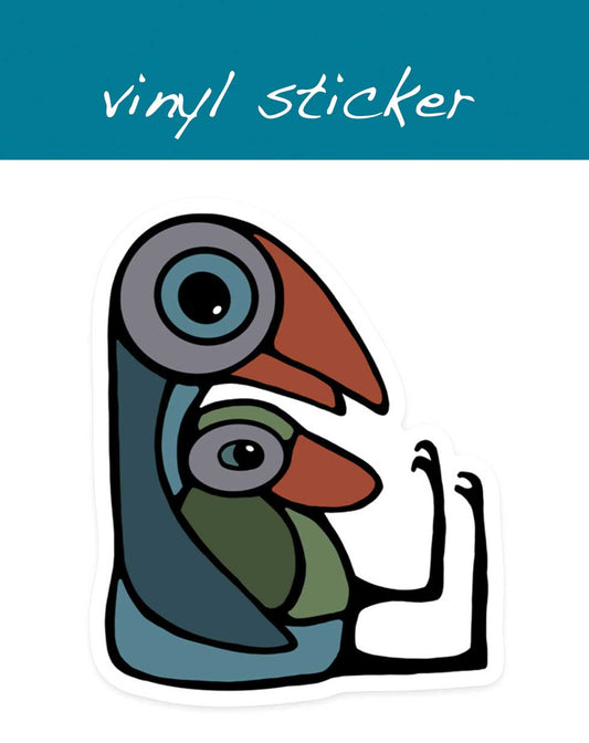 Vinyl Sticker - Mother-Child
