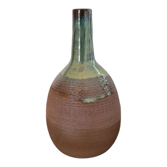 Narrow Neck Vase - Red Clay