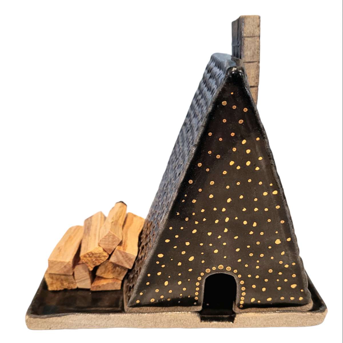 A-Frame Cabin Incense Burner