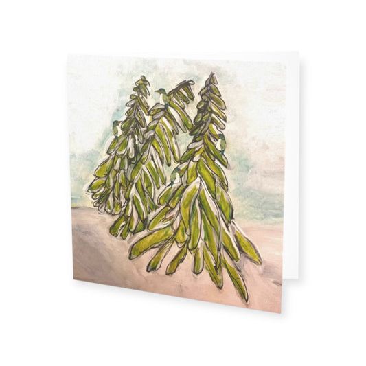 Greeting Card - 4 Calling Birds