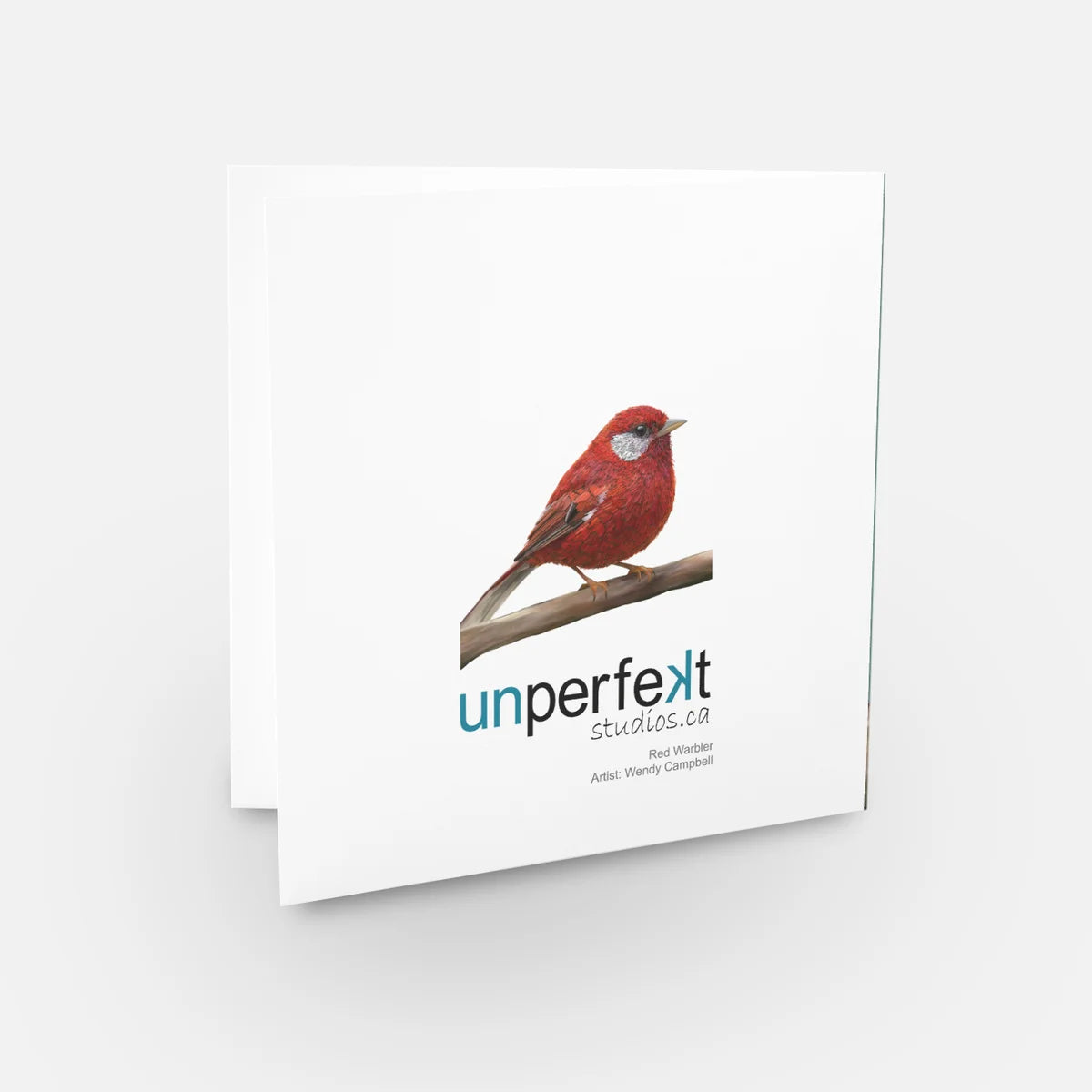 Greeting Card - Red Warbler