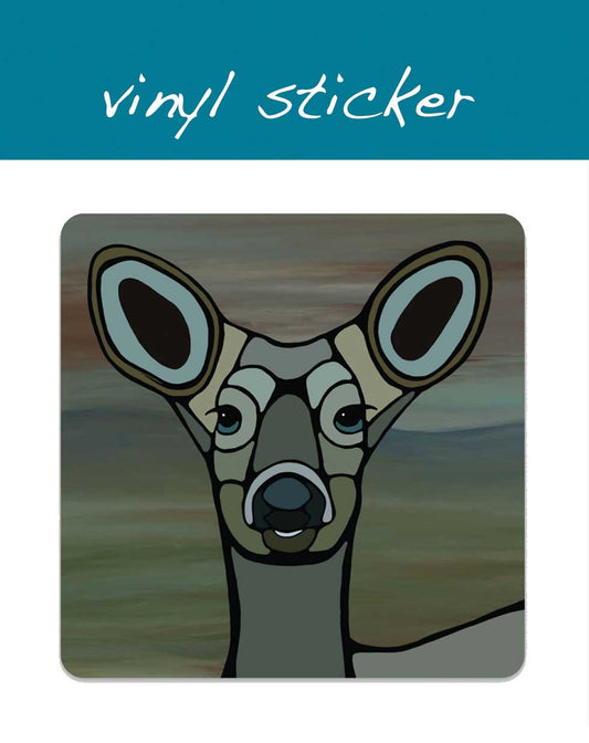 Vinyl Sticker - White-Tailed Deer