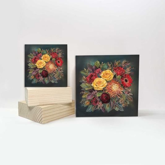 Print on Wood Block - Full Bloom