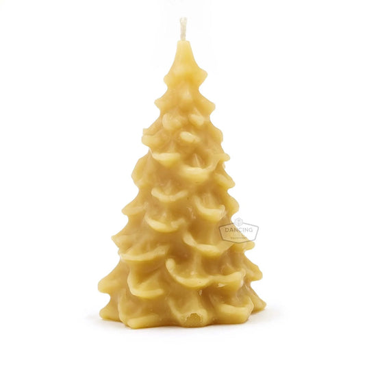 Pure Beeswax Christmas Tree Candle - Large