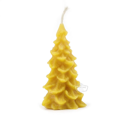 Pure Beeswax Christmas Tree Candle - Medium