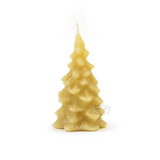 Pure Beeswax Christmas Tree Candle - Small