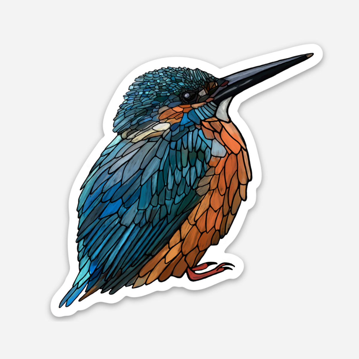 Vinyl Sticker - Kingfisher