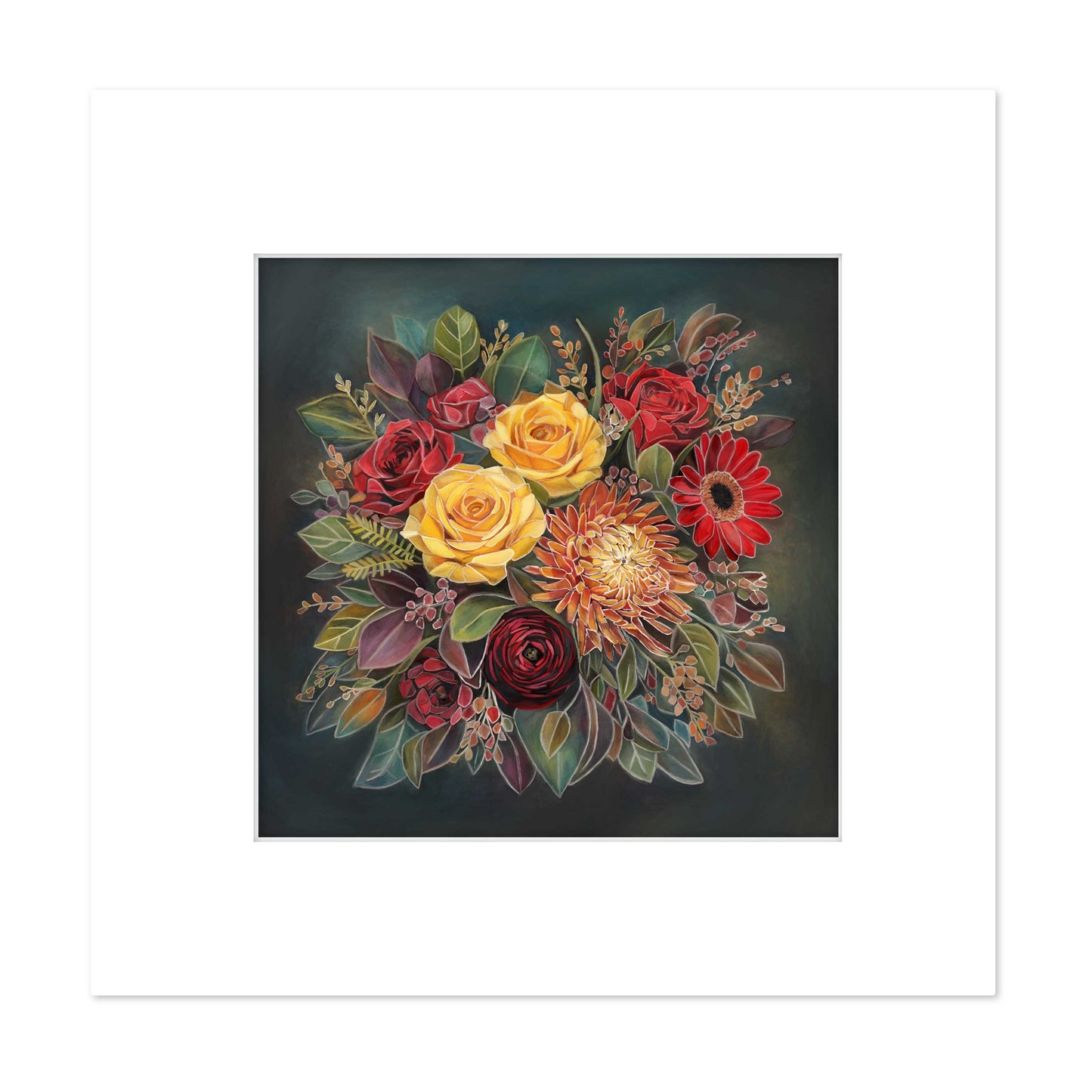 Signed & Matted Print - Full Bloom