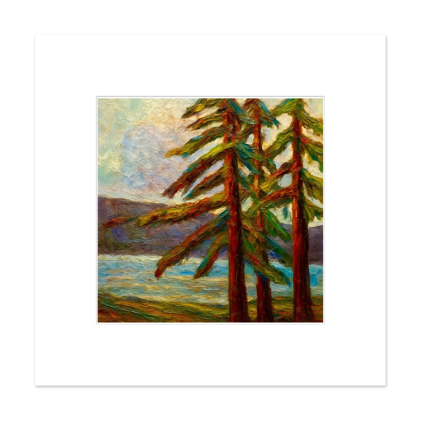 Signed & Matted Print - Little Trout Lake