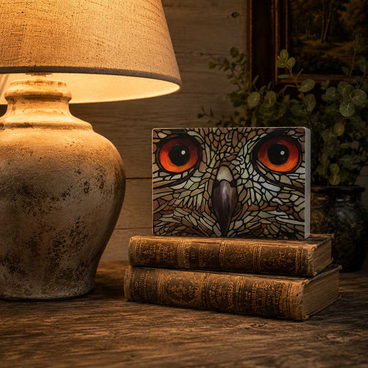Print on Wood Block - Owl