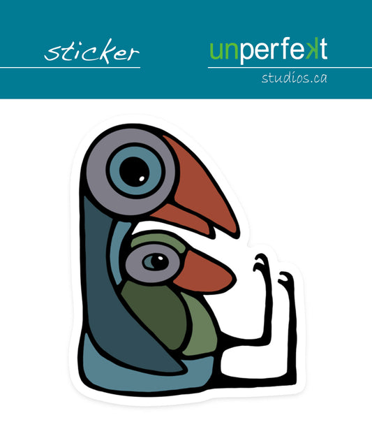 Vinyl Sticker - Mother-Child - Unperfekt-Studios