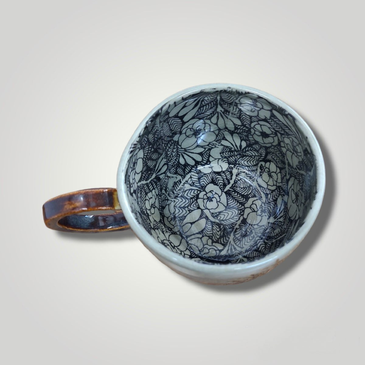 Cappuccino Cup, White Stoneware - Erin White