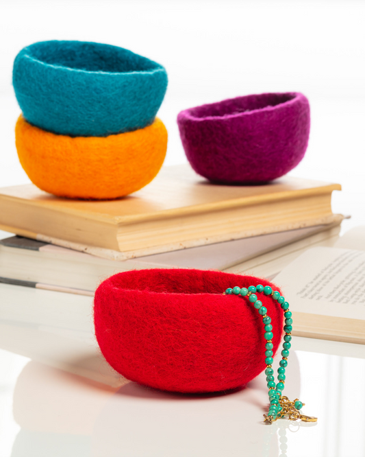 Whatnot Bowl - Mini Felted Bowl - Unperfekt-Studios