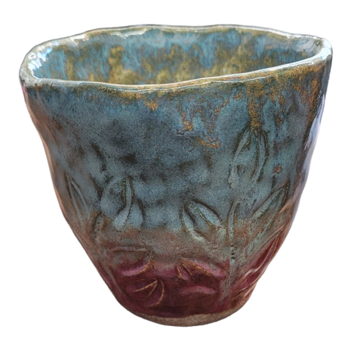 Hand-Built Cup - Dark Granite Stoneware - Erin White