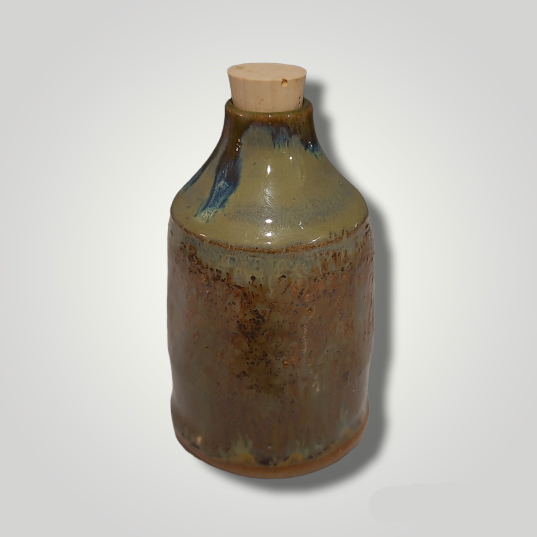 Potion Jar, Warm Brown Stoneware - Erin White