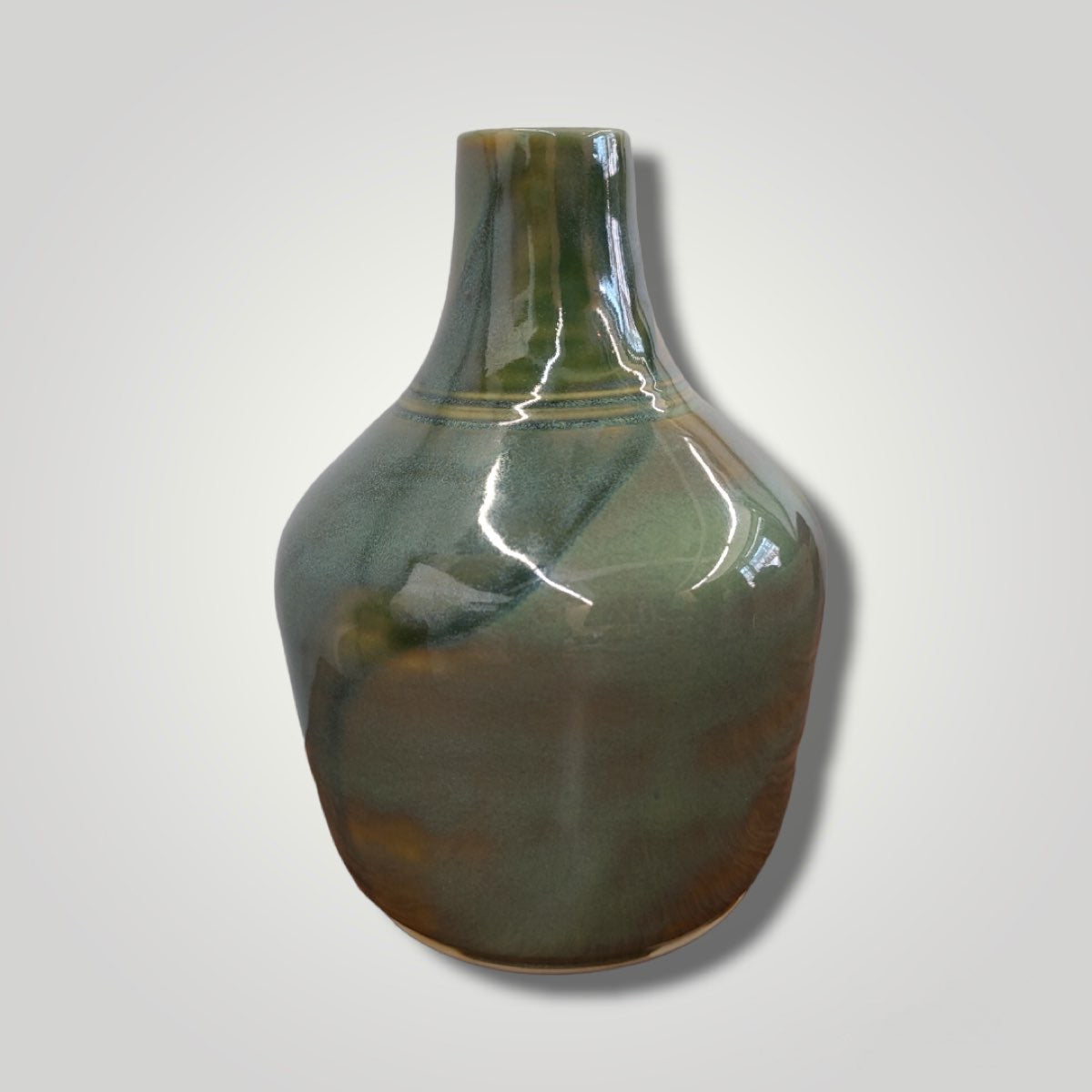Jade Vase - White Stoneware - Erin White