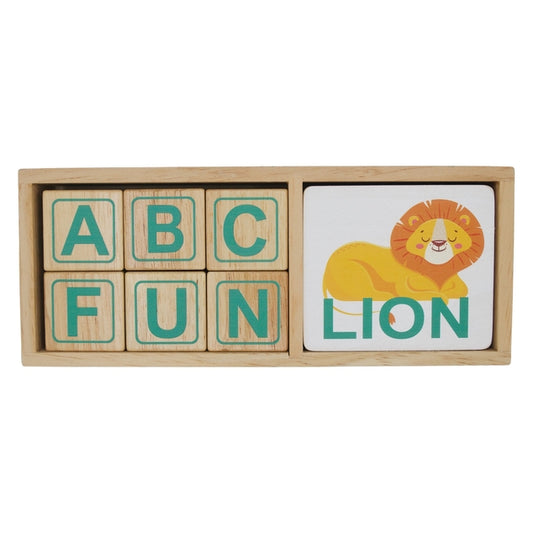Wooden ABC Spelling Blocks