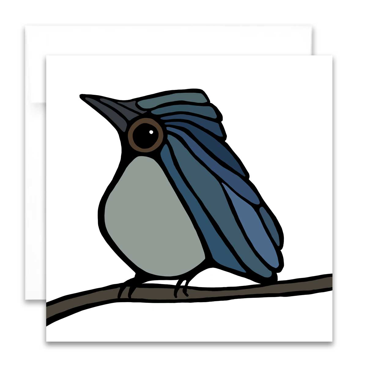 Greeting Card - Blue Warbler