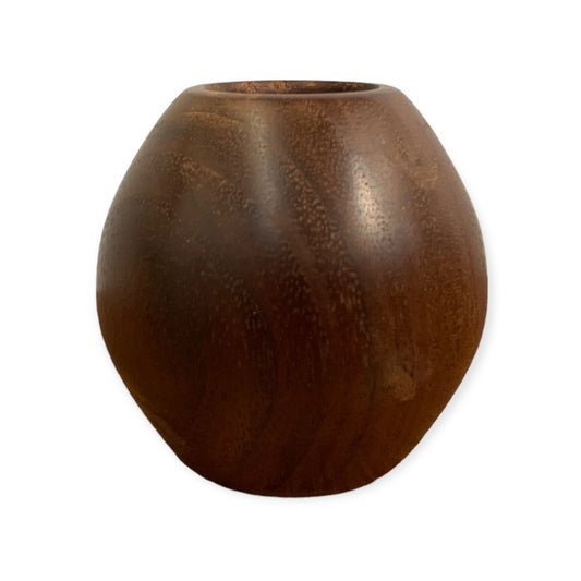 Tiny Wood Vase - Walnut by Jon Van Der Nol