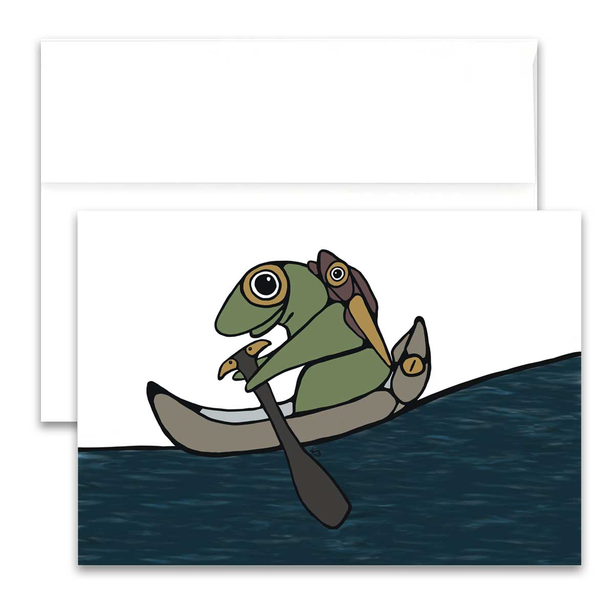 Greeting Card - Catch of the Day