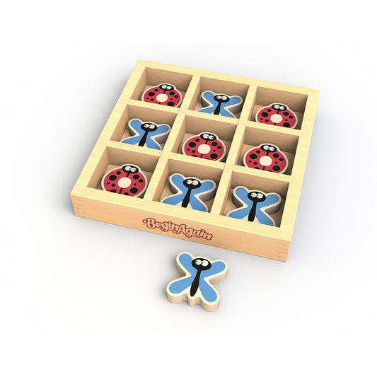 Wooden Travel Game - Tic Bug Toe