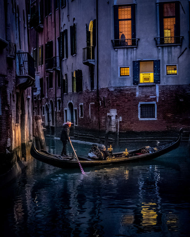 Photographic Print, Venetian Blue Hour - Monique Campbell