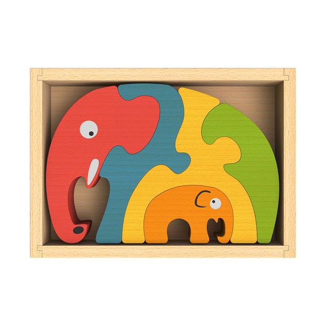 Wooden Puzzle - Elephant Puzzle